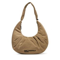 Torebka Karl Lagerfeld Jeans. Brązowe torebki klasyczne Karl Lagerfeld Jeans, bez wzorów, z jeansu, klasyczne, bez dodatków. Za 709.99 zł.