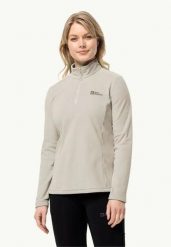 JACK WOLFSKIN Bluza damska Taunus Hz W seal r.L. Czerwone bluzy bez kaptura Jack Wolfskin, l, bez wzorów, z materiału, bez kaptura, outdoorowe. Za 139.55 zł.