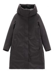 Jeanne Baret Dwustronna parka "Sava" w kolorze szarobrązowym rozmiar: 44. Brązowe płaszcze Jeanne Baret, m, bez wzorów, bez kaptura. Za 567.00 zł.