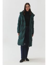 TATUUM Płaszcz puchowy "Morena" w kolorze zielonym rozmiar: 38. Niebieskie płaszcze Tatuum, bez wzorów, z puchu, bez kaptura. Za 699.51 zł.