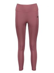 Adidas Legginsy sportowe "Yoga" w kolorze jasnoróżowym rozmiar: XL. Różowe legginsy adidas, xl, bez wzorów, z materiału, outdoorowe. Za 122.96 zł.