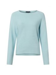 Franco Callegari Sweter z dzianiny Kobiety Bawełna niebieski, XXXL. Niebieskie swetry Franco Callegari, uniwersalny, bez wzorów, z bawełny, eleganckie, bez ramiączek. Za 249.95 zł.