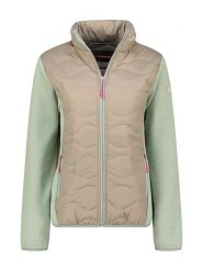 Canadian Peak Kurtka polarowa "Tahitieak" w kolorze beżowo-jasnozielonym rozmiar: XXL. Brązowe kurtki Canadian Peak, xxl, z aplikacjami, z materiału, bez kaptura. Za 152.45 zł.