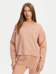 Lacoste Bluza SF5614 Pomarańczowy Oversize. Brązowe bluzy Lacoste, bez wzorów, z bawełny, bez kaptura. Za 399.99 zł.