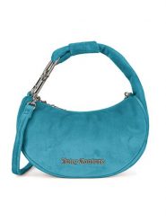 Juicy Couture Torebka BIJXT5311WPO Turkusowy. Niebieskie torebki klasyczne Juicy Couture, bez wzorów, z materiału, bez dodatków. Za 299.99 zł.