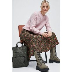 Medicine spódnica midi rozkloszowana. Spódnice MEDICINE, l, bez wzorów, z tkaniny, midi, rozkloszowane. Za 139.90 zł.
