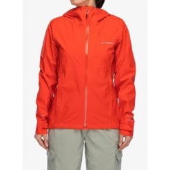 Kurtka damska Columbia Trailborne 2.5L Shell. Czerwone kurtki Scarpa, l, bez wzorów, z gore-texu, sportowe, bez kaptura. Za 692.99 zł.