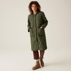 Parka damska Regatta Jaycee II. Brązowe płaszcze Regatta, xl, bez wzorów, z puchu, sportowe, bez kaptura. W wyprzedaży za 277.95 zł.