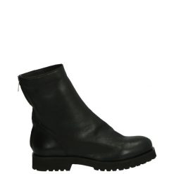 SKÓRZANE BOTKI FIONA-H120 NERO. Botki Venezia, bez wzorów, ze skóry, bez obcasa, bez zapięcia. Za 249.00 zł.