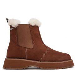 Śniegowce EMU Australia. Brązowe śniegowce Emu Australia, bez wzorów, bez zapięcia. Za 774.99 zł.