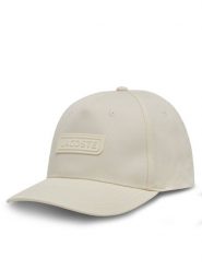 Lacoste Czapka z daszkiem RK0742 Beżowy. Brązowe czapki z daszkiem Lacoste, bez wzorów, z materiału. Za 179.99 zł.