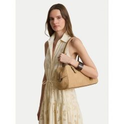 Torebka LAUREN RALPH LAUREN. Brązowe torebki klasyczne Lauren Ralph Lauren, bez wzorów, klasyczne, bez dodatków. Za 1,799.00 zł.