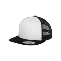 Czapka Flexfit Classique Plat. Białe czapki z daszkiem FLEXFIT, bez wzorów, z bawełny. Za 87.50 zł.