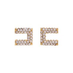Kolczyki Elisabetta Franchi. Żółte kolczyki Elisabetta Franchi, złote. Za 649.99 zł.