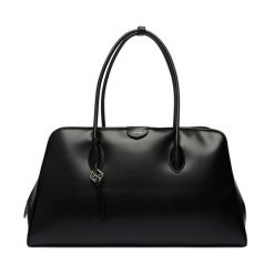 Torebka Calvin Klein. Czarne shopper bag Calvin Klein, bez wzorów, bez dodatków. Za 799.99 zł.