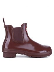 Hunter Kalosze WFS2078RGL Bordowy. Czerwone kalosze Hunter, bez wzorów, z kauczuku, bez zapięcia. Za 399.99 zł.