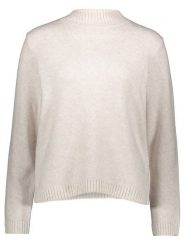 Street One Sweter w kolorze kremowym rozmiar: 44. Brązowe swetry Street One, bez wzorów, street, bez ramiączek. Za 127.65 zł.