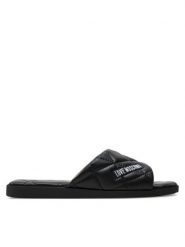 LOVE MOSCHINO Klapki JA28072G1IIE0000 Czarny. Czarne klapki Love Moschino, bez wzorów, ze skóry, bez obcasa, bez zapięcia. Za 579.99 zł.