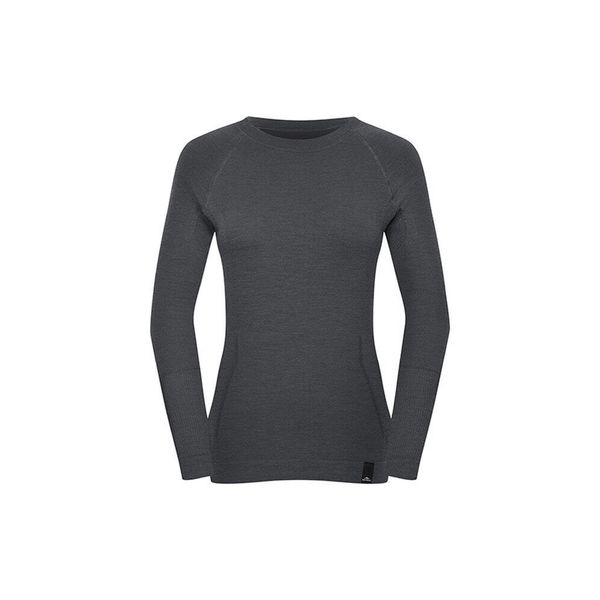 Koszulka longsleeve damska termoaktywna bezszwowa Fjord Nansen Oxiva Merino. Szare bielizna termoaktywna damska Fjord Nansen, bez wzorów, bez ramiączek, narciarskie. Za 299.99 zł.