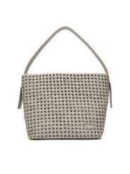 Calvin Klein Torebka Ck Braided Medium Shopper K60K612131 Szary. Szare shopper bag Calvin Klein, bez wzorów, ze skóry, bez dodatków. Za 539.99 zł.