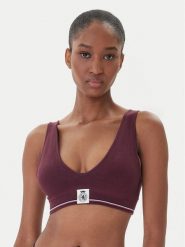 Tommy Hilfiger Biustonosz top UW0UW06062 Bordowy. Czerwone biustonosze Tommy Hilfiger, bez wzorów, z bawełny. Za 179.99 zł.