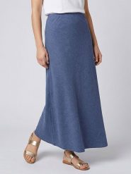 MOSS COPENHAGEN Spódnica "Viana" w kolorze niebieskim rozmiar: L. Niebieskie spódnice Moss Copenhagen, l, bez wzorów, maxi. Za 166.49 zł.