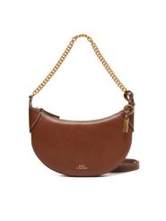Polo Ralph Lauren Torebka 428977210002 Brązowy. Brązowe torebki klasyczne Polo Ralph Lauren, bez wzorów, ze skóry, bez dodatków. Za 1,799.00 zł.