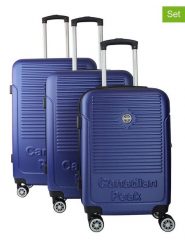 Canadian Peak 3-częściowy zestaw "Santiegoeak" w kolorze granatowym rozmiar: onesize. Niebieskie walizki Canadian Peak. Za 404.99 zł.