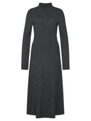 Tommy Hilfiger Sukienka codzienna WW0WW47303 Szary Regular Fit. Szare sukienki Tommy Hilfiger, na co dzień, xs, bez wzorów, z dzianiny, bez kołnierzyka, bez ramiączek, proste. Za 799.99 zł.