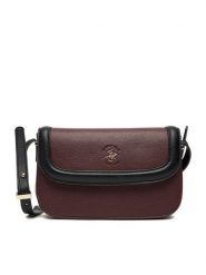 Beverly Hills Polo Club Torebka C-BHPC-L-005-08 Bordowy. Czerwone listonoszki Beverly Hills Polo Club, bez wzorów, z materiału, bez dodatków. Za 159.99 zł.
