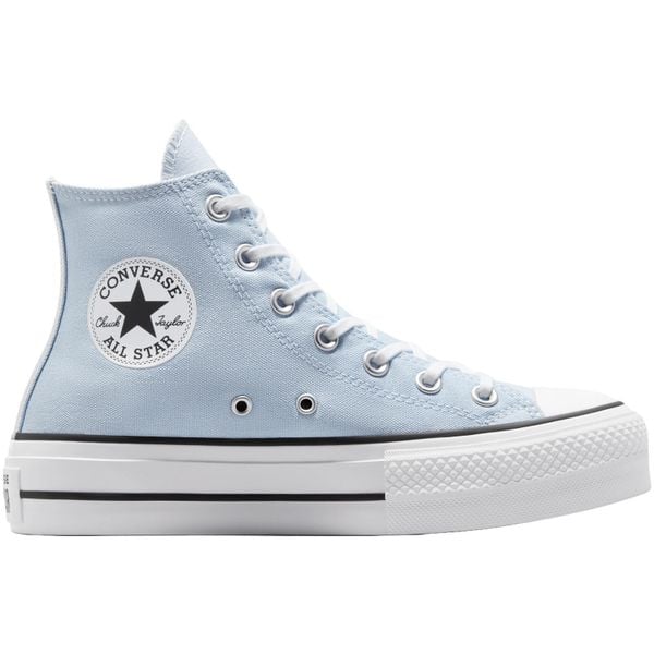 Buty sportowe damskie Converse Chuck Taylor All Star Lift. Niebieskie buty sportowe lifestyle Converse, bez wzorów, retro, bez zapięcia. Za 490.00 zł.