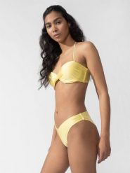 4F Góra od bikini damska S. Żółte bikini 4f, bez wzorów, z materiału, klasyczne. W wyprzedaży za 4.99 zł.