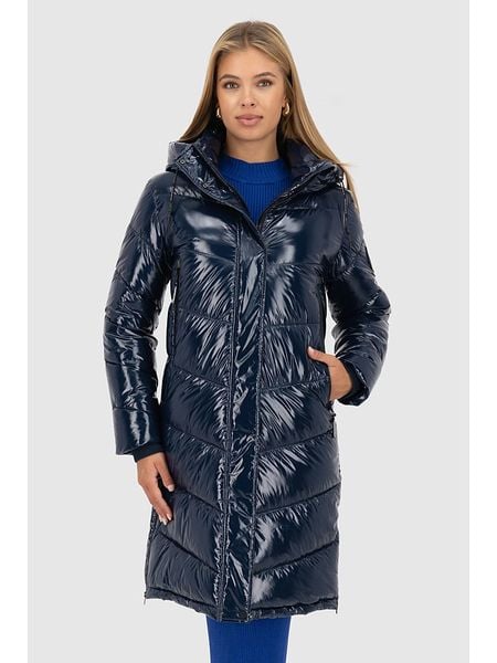 Alife and kickin Kurtka zimowa "LolaniAK" w kolorze granatowym rozmiar: XL. Niebieskie kurtki Alife and Kickin, na zimę, xl, bez wzorów, z puchu, bez kaptura. Za 418.26 zł.