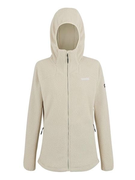 Regatta Kurtka polarowa "Elinn" w kolorze kremowym rozmiar: 42. Brązowe kurtki Regatta, bez wzorów, z polaru, bez kaptura. Za 126.75 zł.