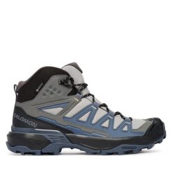 Trekkingi Salomon. Szare buty trekkingowe Salomon, bez zapięcia. Za 709.99 zł.