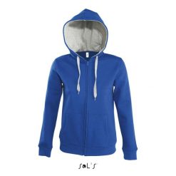 Bluza damska z kapturem Sol's Soul. Niebieskie bluzy z kapturem SOL'S, s, bez wzorów, z bawełny, z kapturem, trekkingowe. Za 240.35 zł.