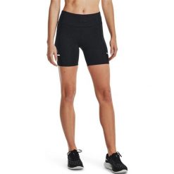 Spodenki sportowe damskie Under Armour Fly Fast 3.0 Half. Czarne szorty sportowe Under Armour, bez wzorów, trekkingowe. Za 129.99 zł.