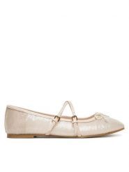 Aldo Baleriny Amberlee 14002489 Szary. Szare baleriny Aldo, bez wzorów, ze skóry, bez obcasa, bez zapięcia. Za 149.99 zł.