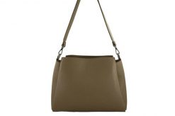 Kuferek skórzany BARBERINI'S beżowy 825-2. Brązowe shopper bag Barberinis, bez wzorów, ze skóry, biznesowe, małe, bez dodatków. Za 349.99 zł.