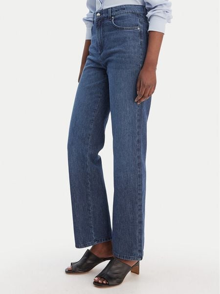 Marella Jeansy 2613181024 Niebieski Wide Leg. Niebieskie jeansy Marella, bez wzorów, z bawełny. Za 879.99 zł.