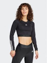 Adidas Koszulka techniczna Hyperglam Training IN6773 Czarny Slim Fit. Czarne t-shirty sportowe adidas, l, bez wzorów, z syntetyku, bez ramiączek, na fitness i siłownię. Za 129.99 zł.