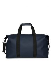 Rains Torba weekendowa Hilo Weekend Bag W3 14200 Granatowy. Niebieskie torby podróżne Rains, bez wzorów, z materiału. Za 209.99 zł.
