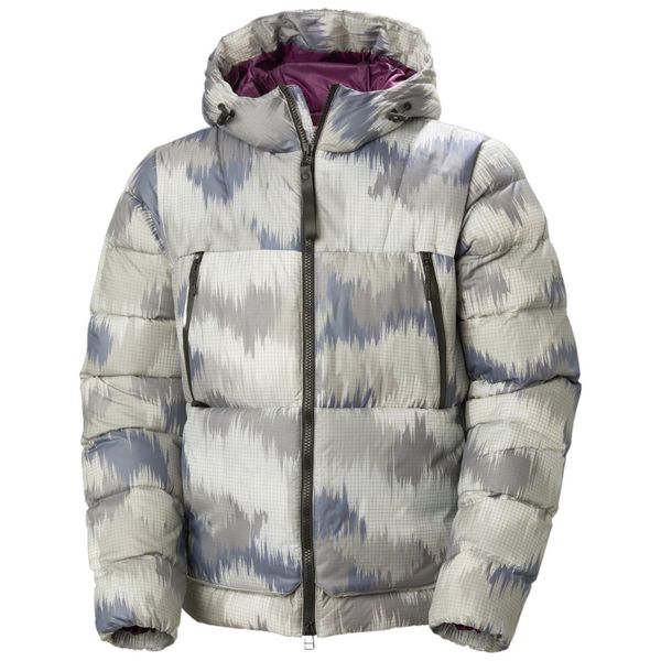 Kurtka narciarska Helly Hansen W22 Arc. Szare kurtki narciarskie Helly Hansen, na zimę, bez wzorów, z puchu, bez kaptura, narciarskie. W wyprzedaży za 1,914.00 zł.