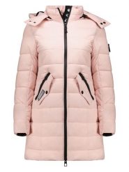 Geographical Norway Płaszcz zimowy "Cabima" w kolorze jasnoróżowym rozmiar: XXL. Różowe płaszcze Geographical Norway, na zimę, xxl, bez wzorów, z puchu, bez kaptura. Za 293.95 zł.