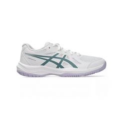 Buty Do Siatkówki Asics Upcourt 6 Gs Dorośli. Białe buty do biegania ASICS, bez wzorów, z gumy, bez zapięcia, do biegania. Za 303.99 zł.