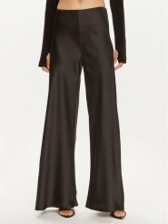 NORMA KAMALI Spodnie materiałowe ST1247CBA87001 Czarny Regular Fit. Czarne spodnie materiałowe Norma Kamali, bez wzorów, z materiału. Za 879.99 zł.