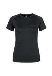 Koszulka jeździecka damska EQUESTRIAN QUEEN June 26SS krótki rękaw sportowa. Czarne t-shirty sportowe EQUESTRIAN QUEEN, l, z aplikacjami, bez ramiączek, na fitness i siłownię. Za 150.99 zł.