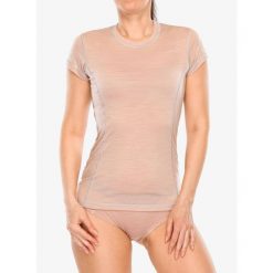 Koszulka merino damska Sensor Merino Air Tee SS. Czerwone t-shirty sportowe Sensor, bez wzorów, bez ramiączek. Za 244.99 zł.