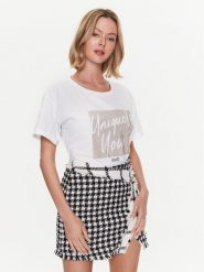 Liu Jo T-Shirt WA3277 JS923 Biały Regular Fit. Białe t-shirty Liu Jo, l, bez wzorów, z bawełny, bez kołnierzyka, bez ramiączek. Za 299.99 zł.
