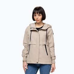 Kurtka damska Pitbull Avalon Hooded. Brązowe kurtki PITBULL, l, bez wzorów, z nylonu, eleganckie, bez kaptura. Za 269.99 zł.